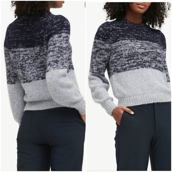Banana Republic Sweaters - Banana Republic Cropped Ombre Fuzzy Sweater SPR 20